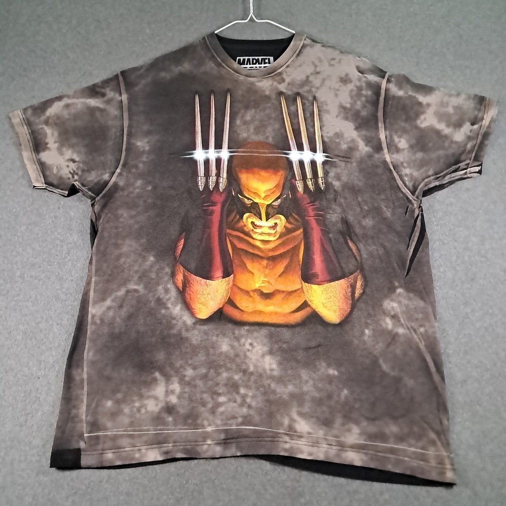 Marvel Wolverine T-Shirt 2XL X-Men Marvel Comics Claws Out Cotton